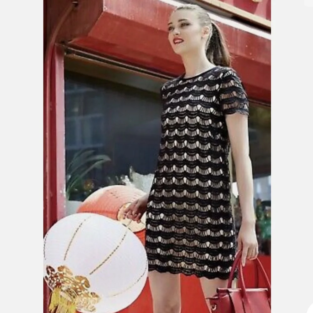 kate spade virginia scalloped lace dress